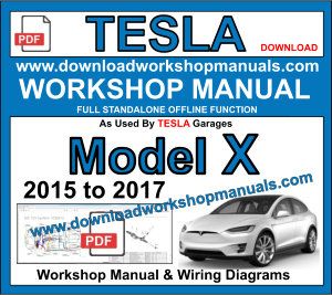 Tesla Model X Service Repair Workshop Manual